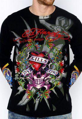 Ed Hardy shirts men-497